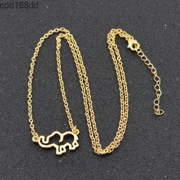 Pendant Necklaces Alloy Gold Elephant Pendant Necklaces For Women Jewellery