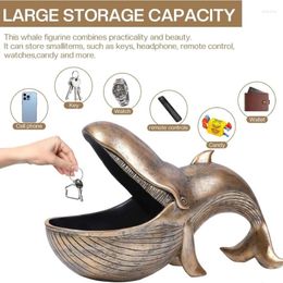 Storage Bottles Big Mouthed Whale Key Rack Convenient Candy Sundries Tray Practical Foyer Table Home Decorations