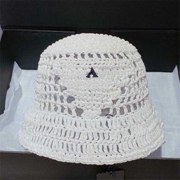 Wide Brim Hats Bucket Hats Summer Straw Hats Designer 4 Colors Luxurys Designers Fisher Sunhats Holiday Beanies Caps Fashion Strawhat Braid Cap