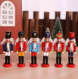 Nutcracker Puppet Soldier Wooden Crafts Christmas Desktop Ornaments Christmas Decorations Birthday Gifts For Kids Girl Place Arts 8614478
