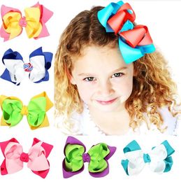new style Hot selling baby girl Love cartoon animals Dazzling color bow hairpin Children Headwear girls Hair Accessories