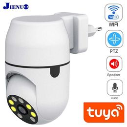 Wireless Camera Kits Tuya PTZ IP Camera Wireless Human Automatic Tracking Cctv Security Monitoring Intelligent Cloud Color Night Vision Wifi Home Camer J240518