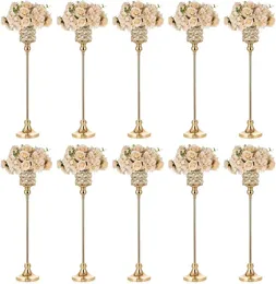 Party Decoration 10pcs)tall 100cm/130cm) Floral Aisle Pedestal Flower Stand Wedding Centrepieces Table Backdrop