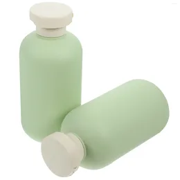 Liquid Soap Dispenser 2 Pcs Bottle Shower Gel Travel Toiletries Cream Container Or Refillable Bottles