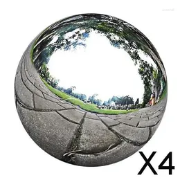 Garden Decorations 3xStainless Steel Mirror Polished Sphere Hollow Round Ball Ornament76mm