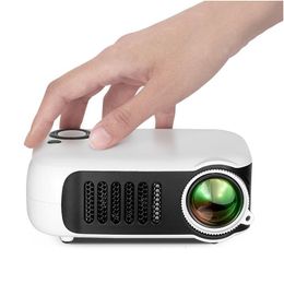 Projectors A2000 Mini Projector Home Cinema Portable Theater 3D Led Videoprojector Laser Beamer For 4K 1080P Via Hd Port Smart Tv Box Otphq