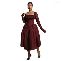 Ethnic Clothing Vintage Plus Size African Elegant Party Dresses For Women 2024 Fashion Maxi Long Dress Kaftan Muslim Gown Ladies