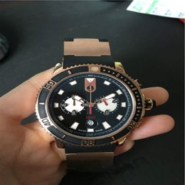 Hot Sale Sport Style Watch for Man quartz stopwatch men's chronograph wristwatch black watchcase 021 241k