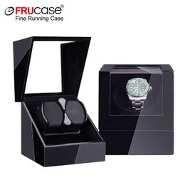 FRUCASE Multicolor Watch Winder For Automatic Watches Watch Box USB Cable with Battery Option 1020 240517