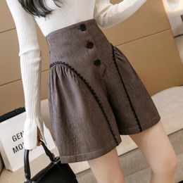 Women's Shorts Super High Waisted Boots And Pants For Women Wearing Spring Autumn 2024 Straight Tube Loose Wide Leg Versatile