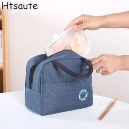 Lunch Bag Cooler Tote Portable Insulated Box Canvas Thermal Cold Food Container School Picnic For Men Women Kids Travel Lunchbox 240508