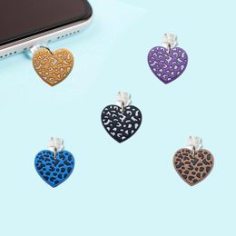 Cell Phone Straps Charms Spotted Love Cartoon Shaped Dust Plug Anti-Dust Plugs For Charge Port Cute Anti Compatible With Type-C Charm Otl34