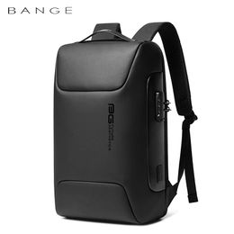 Business backpack for men luxurious anti-theft and waterproof school laptop backpack USB charging travel bag fashionable backpack design 240513