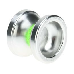 Yoyo Professional Magic Yoyo T6 Unresponsive Yoyos Rainbow Aluminum Alloy Metal Yoyo 8 Ball KK Bearing with String Suitable for Childrens Silver Y240518