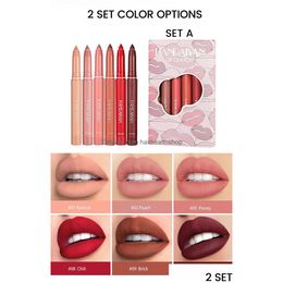 Lipstick Handaiyan 6Pcs Lip Liner Pencil Set Makeup Waterproof Lipliner Cosmetics Drop Delivery Health Beauty Lips Dhbsi