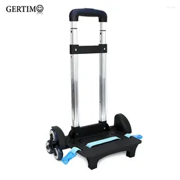 School Bags Kid Trolley Backpack Wheeled Bag Luggage For Children 2/6 Wheels Expandable Rod High Function Trolly