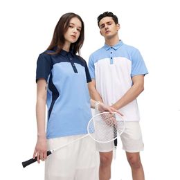 Lu Men -T-Shirt Summer Tee Tops Summer sports quick-drying top tennis youth business club short sleeve unisex golf T-shirt Yoga Align Work