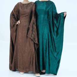 Ethnic Clothing Batwing Abaya Dubai 2024 Abayas For Women Muslim Kaftan Dresses Islamic Caftan Marocain Robe Femme Musulmane Jalabiya