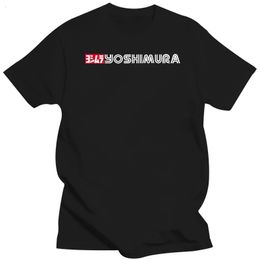 Yoshimura Exhaust Men TShirt Biker Motorcycle Rider Tops Tees Summer Fashion ONeck Custom T Shirt Design 240518
