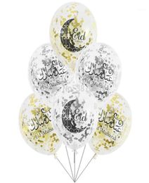 Eid Mubarak Balloons Happy Eid Balloons Happy Ramadan Muslim Festival Decoration Islamic New Year clear confetti15259564