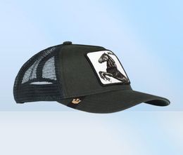 Ball Caps Original Farm Leopard Head Summer Trucker Cap Mesh Snapback Hip Hop Hats For Men Embroidery Animal Baseball Hat6716256