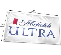 Michelob Ultra Flag 150x90cm 3x5ft Digital Printing 100D Polyester Outdoor Indoor Use Club printing Banner and Flags Whole4923990