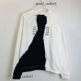 Brand Maison Mm6 Mens Hoodies Sweatshirts Margiela mm6 hoodie Designer Calendar Hoodie Sweater Inverted Numbers Scrambled Irregular Quadrangle Pullover 686