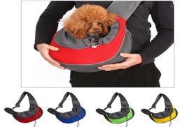 Pet Puppy Carrier Bag Outdoor Travel Handbag Pouch Mesh Single Shoulder Bag Sling Travel Shoulder for Dogs SL Memory Foam19938833