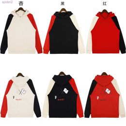 Sweatshirts Kid Jumper Design Hoodies Joint Haas Contrasting Black White Flag Letters Mens and Womens High Angel NXR2