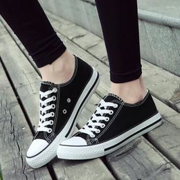 Casual Shoes Running Sneake Solid Sneakers Spring Summer Style Women Vulcanized Ladies Lace-up Breathable Walking Canvas