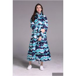 Raincoats Factory Outlet Adt Mens And Womens Extended Fashion Lightweight Large Size Sealing Raincoat Poncho L Xl Xxl Three Sizes Dr Dhdbm