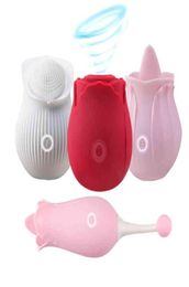 NXY Vibrators s Hande Wireless Purple Red Yoni Rose Shaped Vibrating Vibrator Sex Toys for Woman Clit Tongue Sucking 0104294F8669151