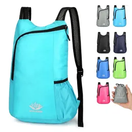 Backpack 20L Lightweight Outdoor Foldable Ultralight Waterpr Folding Mountaineering Traveling Sport Bag