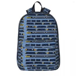 Backpack TRAINS Woman Backpacks Boys Girls Bookbag Waterproof Students School Bags Portability Laptop Rucksack Shoulder Bag