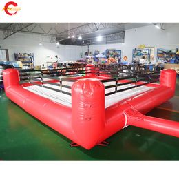 wholesale 4x4m (13.2x13.2ft) With blower Free Door Ship Outdoor Activities Inflatable Boxing Ring Gladiator Sport Game Carnival Toys for Sale