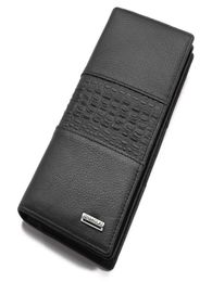 Code 20 Genuine Leather Men Wallets Long Man Clutch Wallet Man Purses with Zipper Pocket Card Holder High Quality8925803