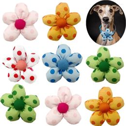 Dog Apparel Cat Grooming 30/50pcs Tie Small For Collar Flower Accessories Dogs Bow Slide Pets