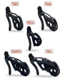 Curved Male Cobra Device Kit Sex Toys For Men, Cock Cage Penis Ring Plastic holy trainer BDSM Adult Games Shop 2110139517166