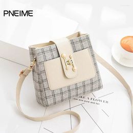 Shoulder Bags Women's Messenger Bag Trend Korean Fashion Small Square Student Versatile One-shoulder Bucket Handbag