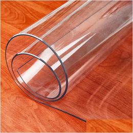 Carpet Pvc Table Mat Glass Soft Cloth Er Transparent D Waterproof Rugs And Carpets For Home Living Room Tablecloth 1.0 Mm Drop Delive Dhuje
