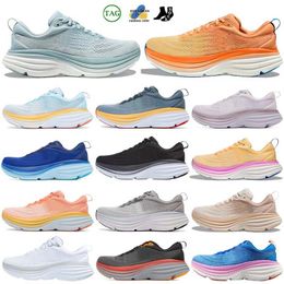 one one Cliftoon 9 8 hs Running Shoes Boondi 8 White Black Coastal Sky Vibrant Orange Shifting Sand Airy Pink oon Cloud Sneakers Women Men Outdoor Jogging Trainers