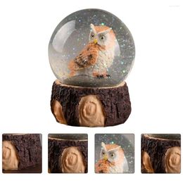 Decorative Figurines Crystal Ball Ornament Nativity Delicate Decoration Christmas Snow Globes Stylish
