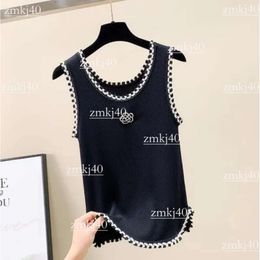 Chanells Shirt Designer T Shirt Chan Shirt Women Tanks Camis Cotton-Blend Tank Tops Two C Letters Designer Skirts Yoga Suit CHANNEL Dress Bra Vest Vintage T Shi 743