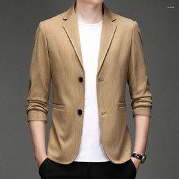 Men's Suits Spring And Autumn High Quality Suit Leisure With Light Business Style Casual Jacket Long Sleeve Single West Coat