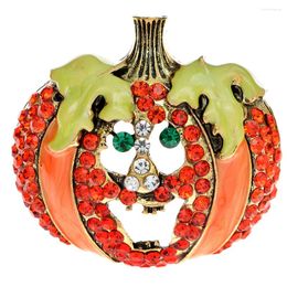 Brooches CINDY XIANG Halloween Pumpkin Ghost Brooch Enamel Fashion Party Jewellery Unisex Women And Men Pin