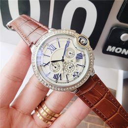 Swiss brand men watches all dial work quartz chronograph watch for men iced out designer watch original clasp high quality wristwatch 248p