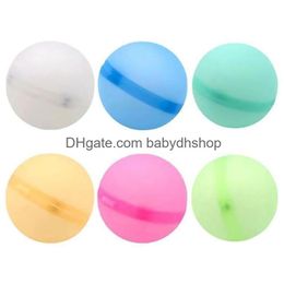 Party Balloons For Festive Supplies Rapid Summer Game Water Reusable Ddc Filling Family Splash Balls Activity Pool Bomb Fight Dr Oth Dhtzu