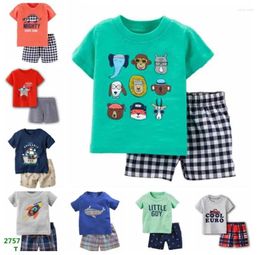 Clothing Sets Camouflage Baby Boys Clothes Suit 6-24Month Casual Boy Girl Outfit Cotton Tops Summer Dino T-Shirts Camo Shorts Pants Set