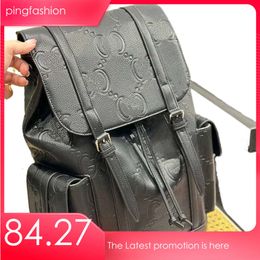 Designer Leather AAAAA Backpack Black Totes Handbag Womens Mens Schoolbag Yellow Backpacks Fashion Jumbo Bags Letter Knapsack Lady Travel Ba Ping s