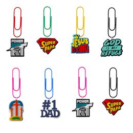 Foot Care Tools Alphabet Chart Cartoon Paper Clips Funny Book Markers For Teacher Cute School Nurse Gift Bookmark Colorf Office Suppli Ot1Zi